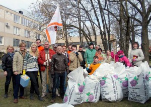 Panevėžio liberalai tradicinėje pavasarinėje švarinimosi akcijoje “Darom”