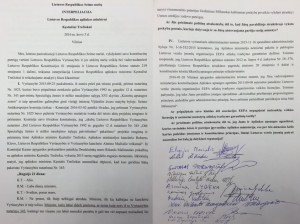 Surinko parašus po interpeliacija aplinkos ministrui K. Trečiokui