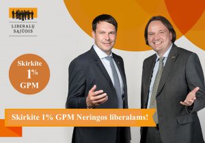 Skirkite 1 % GPM Neringos liberalams!