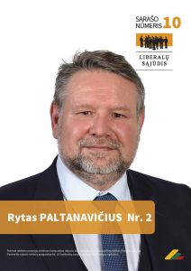 Rytas Paltanavičius – kandidatas į Panevėžio miesto tarybą (Nr.2 liberalų sąraše)