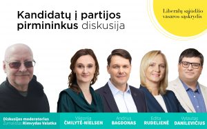 Kandidatų į partijos pirmininkus diskusija