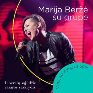 Sąskrydžio koncertas: Marija Beržė su grupe